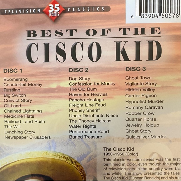 Best of the Cisco Kid 3 Disc Set 1950-1956 - Picture 2 of 6